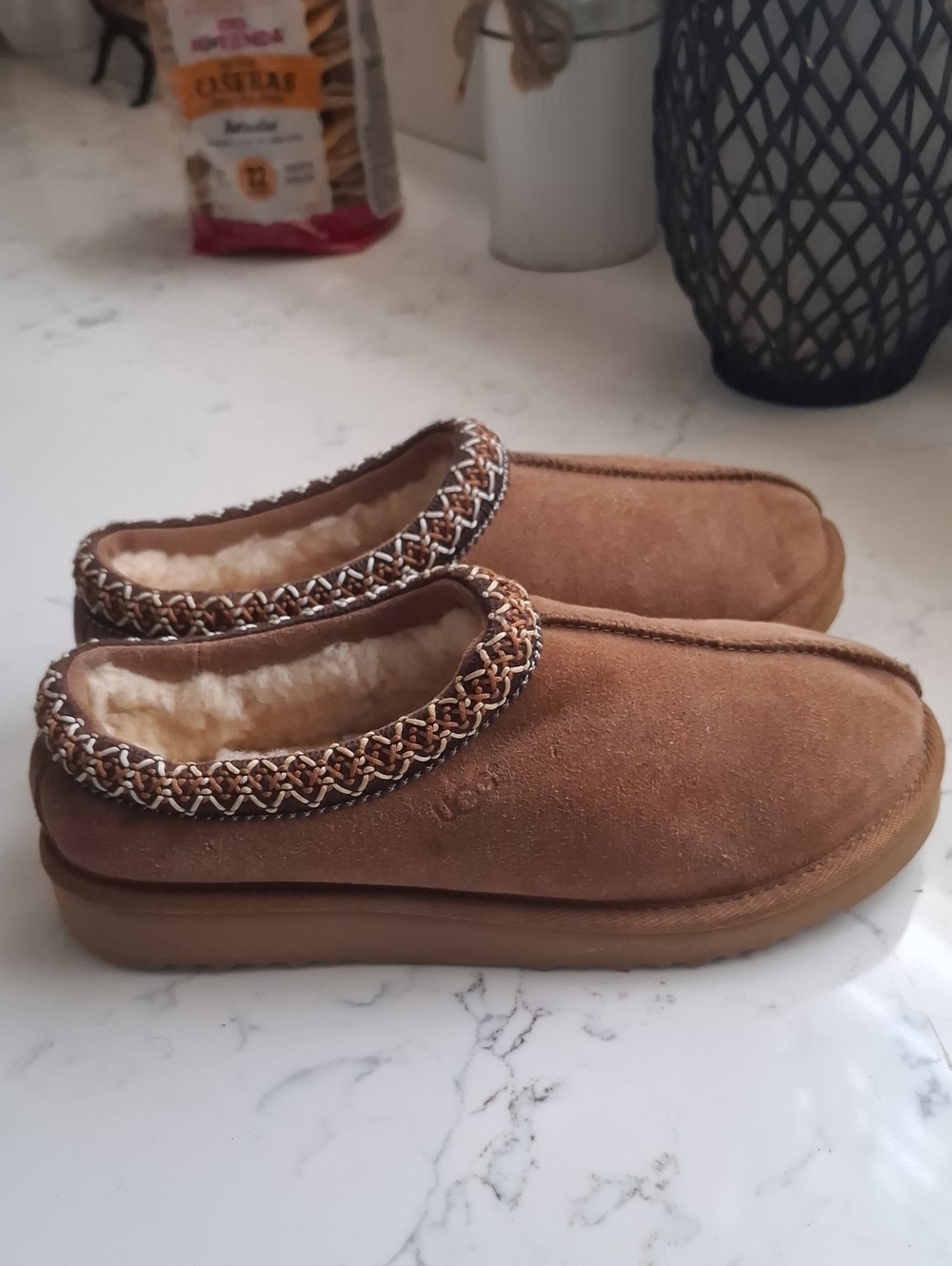 Ugg Cozy Women's Suede Shearling-Lined Slip-On Slippers